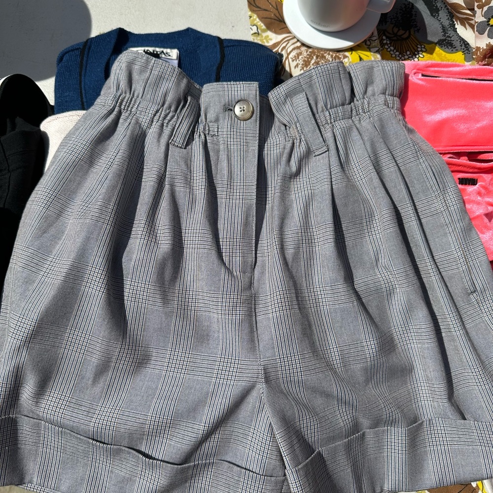 Plaid Sunday best shorts